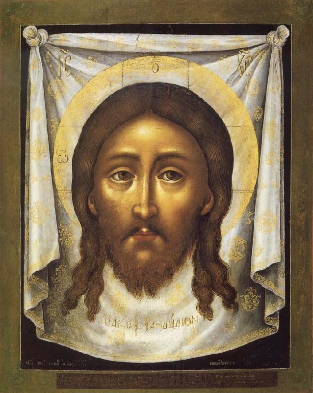 unknow artist Simon Ushakov,Mandylion or Holy Face Germany oil painting art